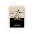 Chart Your Own Course Hardback Journal — Cute Sailboat Adventure Notebook